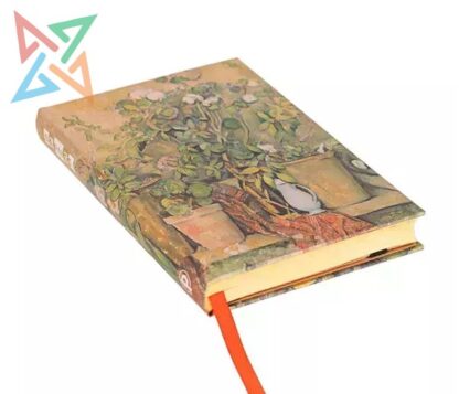 LIBRETA PAPERBLANKS - Tamaño Mini Rayado 176 páginas: MACETAS DE TERRACOTA Y FLORES DE CÉZANNE - Imagen 2