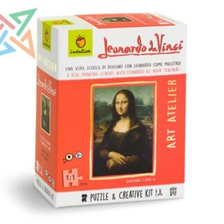 LUDATTICA ART ATELIER - PUZZLE Y KIT CREATIVO DE 252 PIEZAS: DA VINCI