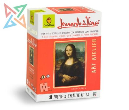 LUDATTICA ART ATELIER - PUZZLE Y KIT CREATIVO DE 252 PIEZAS: DA VINCI