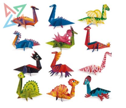 LUDATTICA EASY ORIGAMI (Con Sobre de Tela): DINOSAURIOS - Imagen 2