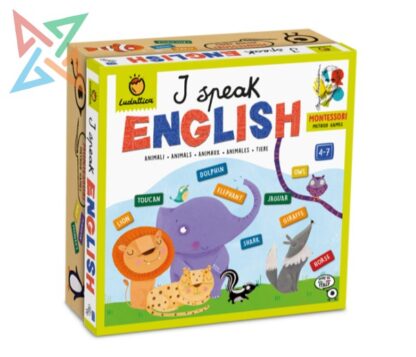 LUDATTICA JUEGO MONTESSORI - I SPEAK ENGLISH: ANIMALES