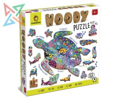 ROMPECABEZAS LUDATTICA PUZZLE DE MADERA - 48 piezas: EL MAR