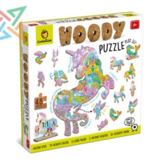 ROMPECABEZAS LUDATTICA PUZZLE DE MADERA - 48 piezas: EL UNICORNIO ENCANTADO