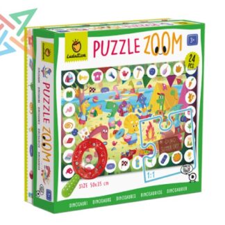 ROMPECABEZAS LUDATTICA PUZZLE ZOOM - 24 PIEZAS: DINOSAURIOS