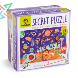 ROMPECABEZAS LUDATTICA SECRET PUZZLE - 24 piezas: EL ESPACIO