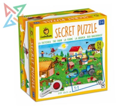 ROMPECABEZAS LUDATTICA SECRET PUZZLE - 24 piezas: LA GRANJA