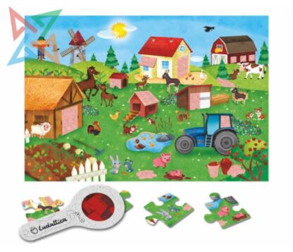 ROMPECABEZAS LUDATTICA SECRET PUZZLE - 24 piezas: LA GRANJA - Imagen 2