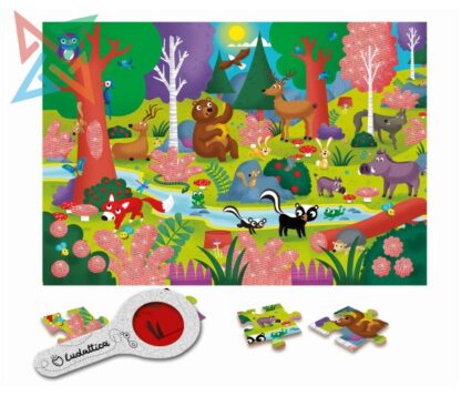 ROMPECABEZAS LUDATTICA SECRET PUZZLE - 24 piezas:  EL BOSQUE - Imagen 2