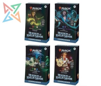 MAGIC THE GATHERING - COMMANDER DECK - MURDERS AT KARLOV MANOR (4 Diferentes Diseños) (en Inglés)