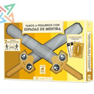 VAMOS A PEGARNOS CON ESPADAS DE MENTIRA