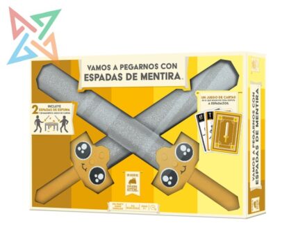 VAMOS A PEGARNOS CON ESPADAS DE MENTIRA