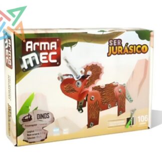 ARMA MEC SER JURÁSICO - TRICERATOPS 106 PIEZAS