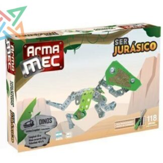 ARMA MEC SER JURÁSICO - VELOCIRAPTOR 118 PIEZAS