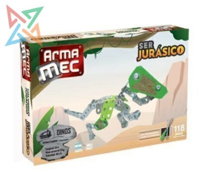 ARMA MEC SER JURÁSICO - VELOCIRAPTOR 118 PIEZAS