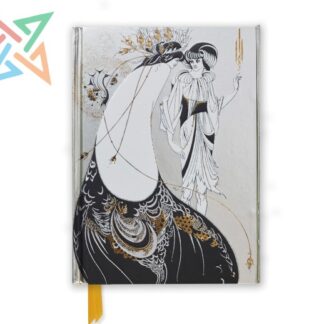 Foiled Journal FLAMETREE - Aubrey Beardsley: The Peacock Skirt (Tapa Dura)