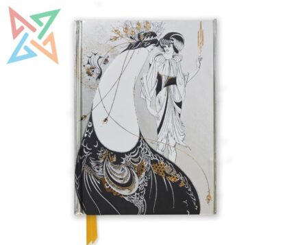 Foiled Journal FLAMETREE - Aubrey Beardsley: The Peacock Skirt (Tapa Dura)