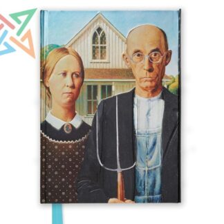 Foiled Journal FLAMETREE - Grant Wood: American Gothic (Tapa Dura)