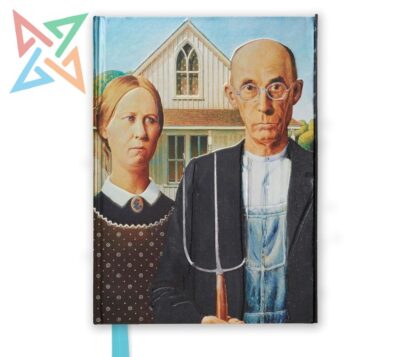 Foiled Journal FLAMETREE - Grant Wood: American Gothic (Tapa Dura)