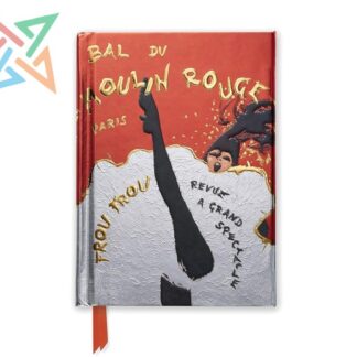 Foiled Journal FLAMETREE - Rene Gruau: Bal Du Moulin Rouge