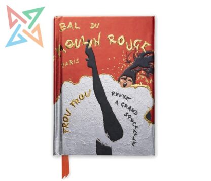 Foiled Journal FLAMETREE - Rene Gruau: Bal Du Moulin Rouge