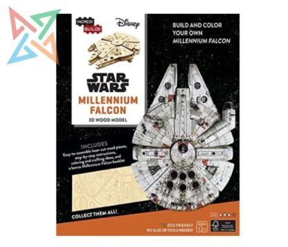 INCREDIBUILDS - 3d Wood Model - Star Wars: Millennium Falcon (en Inglés)