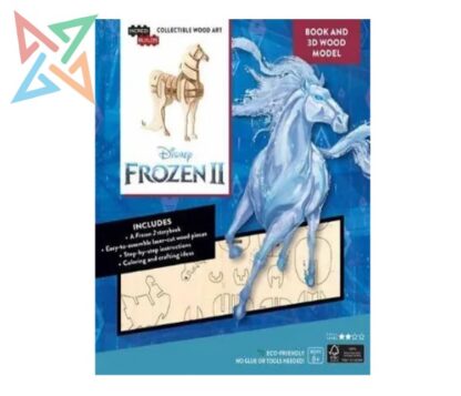 INCREDIBUILDS - Book and 3d Wood Model - Disney Frozen 2: Water Nokk (en Inglés)