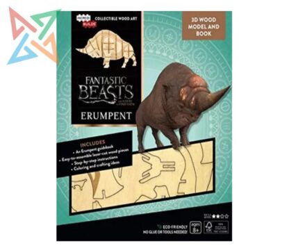 INCREDIBUILDS - Book and 3d Wood Model - Fantastic Beasts and Where to Find Them: Erumpent (en Inglés)