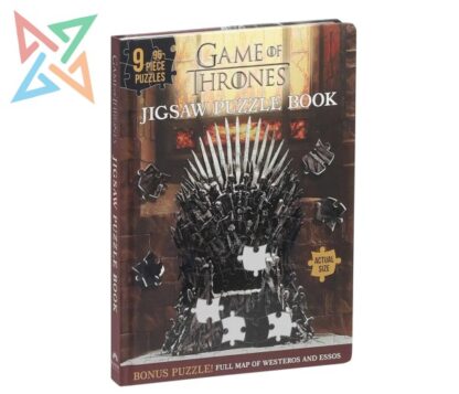 LIBRO ROMPECABEZAS PUZZLE DK 96 piezas - 9 Rompecabezas en 1: GAME OF THRONES (Tapa Dura)