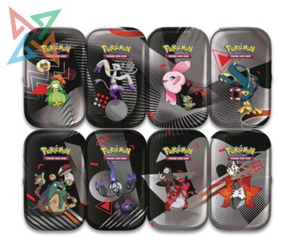 POKÉMON TCG - Scarlet & Violet - Mini Lata FULGOR NEGRO Y LLAMA BLANCA - Imagen 2