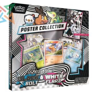 POKÉMON TCG - Scarlet & Violet - POSTER COLLECTION: BLACK BOLT & WHITE FLARE (en Inglés)