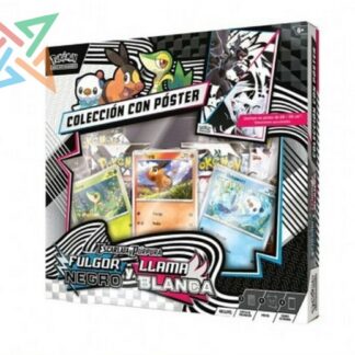 POKÉMON TCG - Scarlet & Violet - POSTER COLLECTION: FULGOR NEGRO Y LLAMA BLANCA