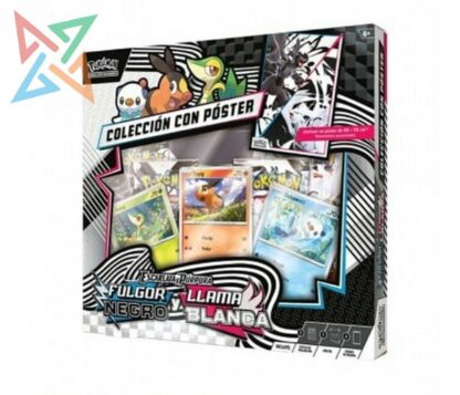 POKÉMON TCG - Scarlet & Violet - POSTER COLLECTION: FULGOR NEGRO Y LLAMA BLANCA