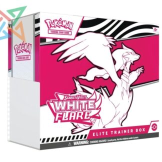 POKÉMON TCG - Scarlet & Violet - WHITE FLARE: ELITE TRAINER BOX (en Inglés)