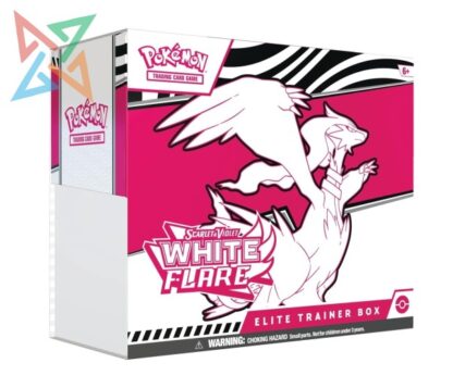 POKÉMON TCG - Scarlet & Violet - WHITE FLARE: ELITE TRAINER BOX (en Inglés)