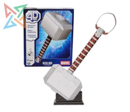 ROMPECABEZAS PUZZLE 4D Build - MARVEL: MJOLNIR 87 PIEZAS - Imagen 2
