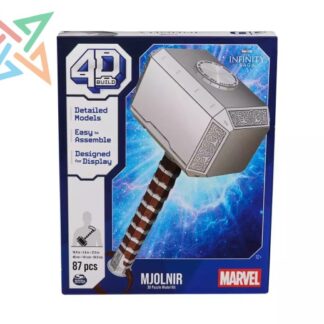 ROMPECABEZAS PUZZLE 4D Build - MARVEL: MJOLNIR 87 PIEZAS