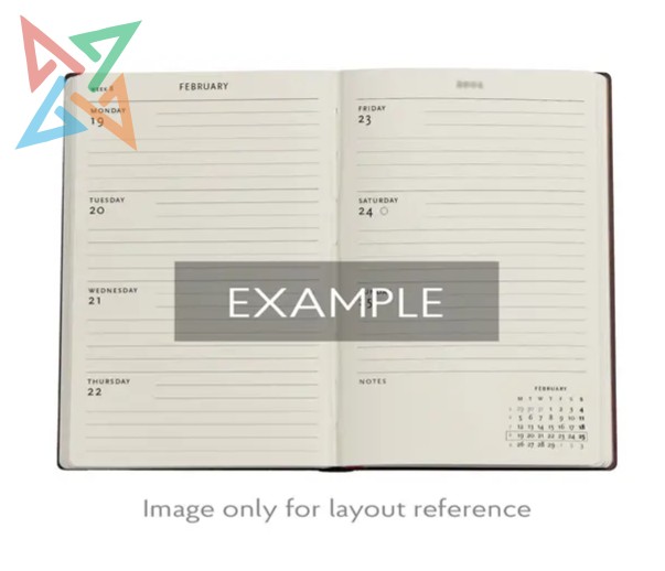 AGENDA PAPERBLANKS - 2026 - Tamaño Midi 160 páginas: LOS HERMANOS GRIMM, PRÍNCIPE SAPO - Imagen 4