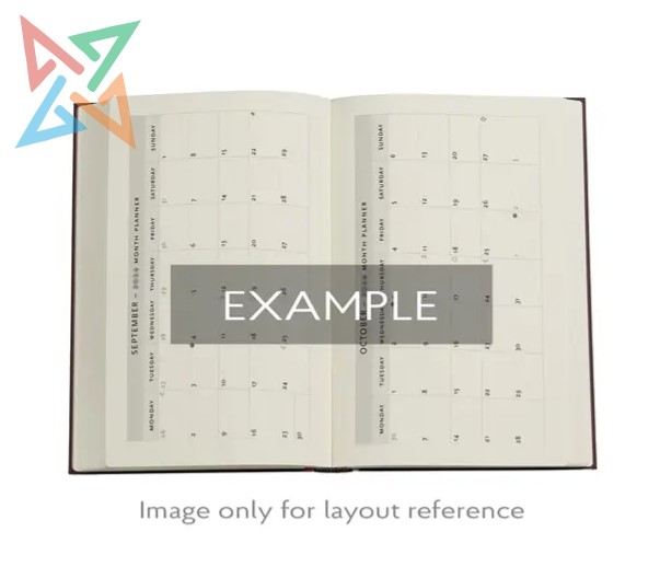 AGENDA PAPERBLANKS - 2026 - Tamaño Midi 160 páginas: SAFAVID ÍNDIGO - Imagen 5