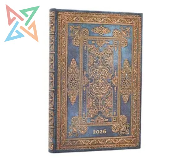 AGENDA PAPERBLANKS - 2026 - Tamaño Maxi 160 páginas: LUJO AZUL