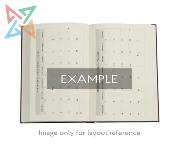 AGENDA PAPERBLANKS - 2026 - Tamaño Maxi 160 páginas: LUJO AZUL - Imagen 5