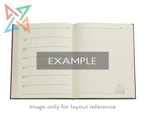 AGENDA PAPERBLANKS - 2026 - Tamaño Midi 160 páginas: BÓVEDA DE LA CATEDRAL DE MILÁN - Imagen 4