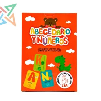 JUEGO DE CARTAS CON LIBRO DE ACTIVIDADES - ABECEDARIO Y NÚMEROS