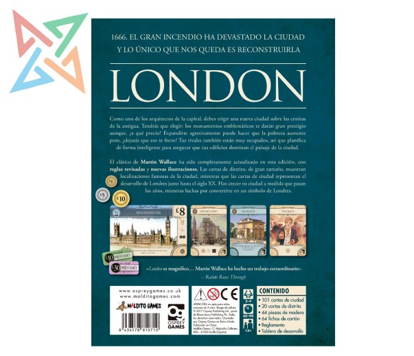 LONDON - Un Juego de Martin Wallace (en Español) - Imagen 4