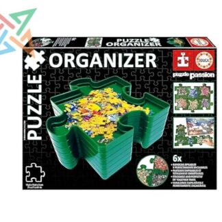 ORGANIZADOR DE PIEZAS PARA ROMPECABEZAS PUZZLE EDUCA (6 Bandejas)