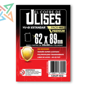 Protectores El Cofre de Ulises (62x89) Yu-Gi-Oh! Estándar PREMIUM x60