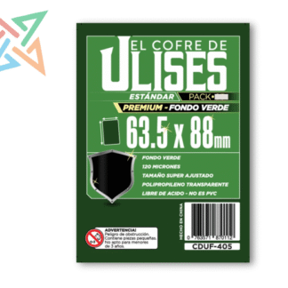 Protectores El Cofre de Ulises (63,5x88) Estándar PREMIUM x50 VERDE