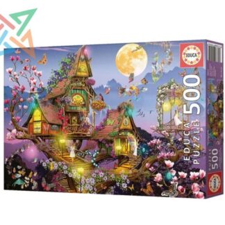 ROMPECABEZAS PUZZLE EDUCA 500 piezas Nro 19554: CASA DE HADAS