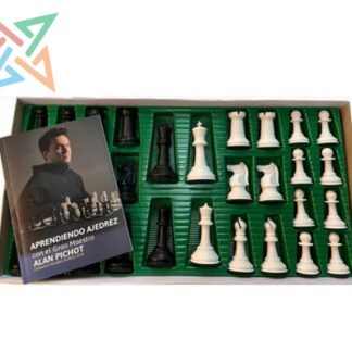 Ajedrez Profesional Staunton ALAN PICHOT ULTRAPESADO INCLUYE LIBRO DE APRENDIZA