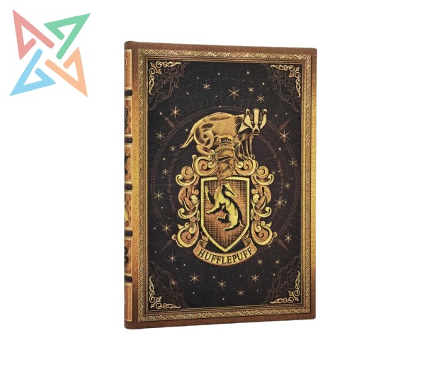 LIBRETA PAPERBLANKS - Tamaño Midi Rayado 144 páginas: Colección Harry Potter - HUFFLEPUFF