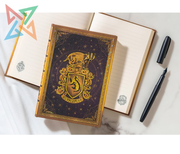 LIBRETA PAPERBLANKS - Tamaño Midi Rayado 144 páginas: Colección Harry Potter - HUFFLEPUFF - Imagen 2